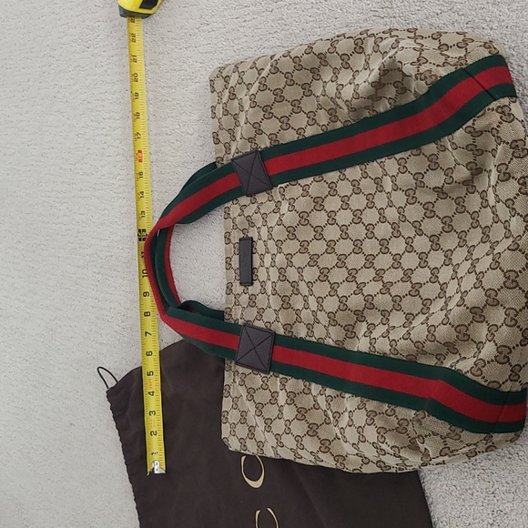 Gucci Canvas Monagram Tote Bag - Dust Bag Included - Picture 15 of 15